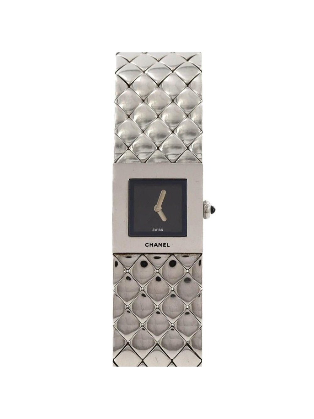 Chanel Quilted SS Quartz Watch